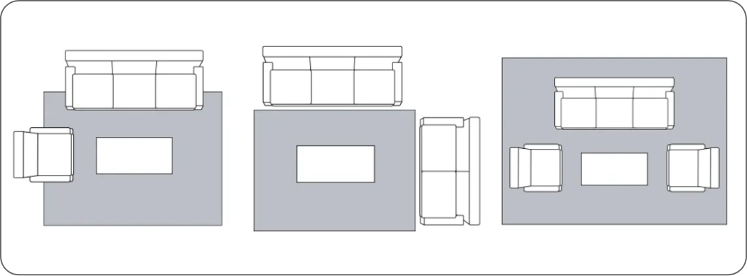 Living Room Custom Rug | Floor Concepts