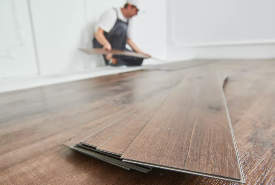 During Luxury Vinyl Installation | Floor Concepts