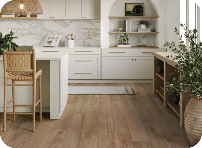 Laminate-Inspiration-03 White cabinets & laminate floor | Floor Concepts